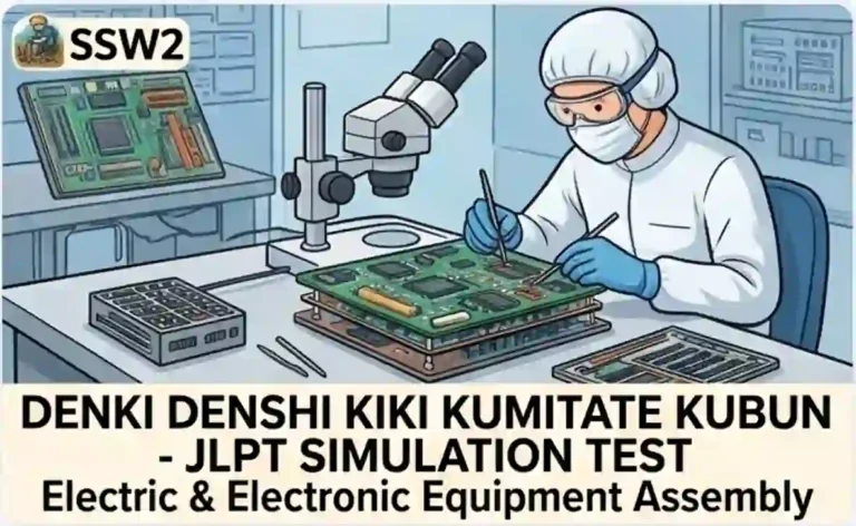 🇬🇧 Denki Denshi Kiki Kumitate Kubun ( English ) – JLPT SIMULATION TEST