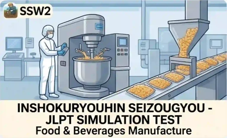 Inshokuryouhin Seizougyou ( English ) – JLPT SIMULATION TEST