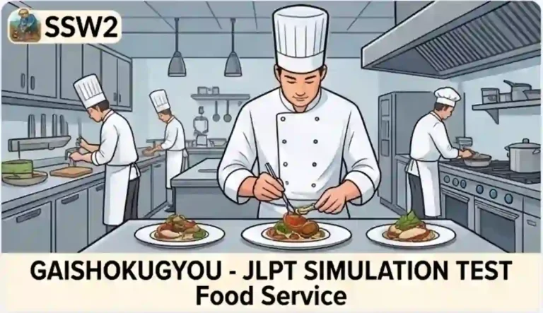 🇬🇧 Gaishokugyou ( English ) – JLPT SIMULATION TEST