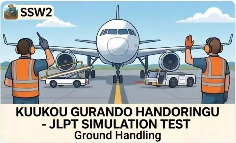 🇬🇧 Kuukou Gurando Handoringu ( English ) – JLPT SIMULATION TEST