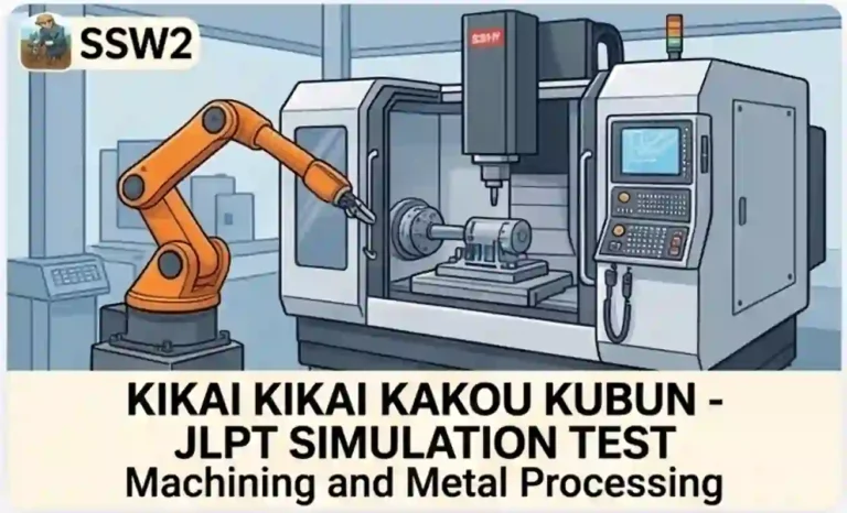 🇬🇧 Kikai Kikai Kakou Kubun ( English ) – JLPT SIMULATION TEST