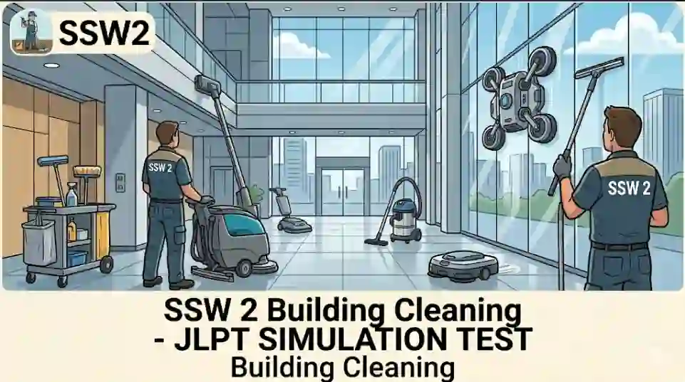 🇻🇳 SSW 2 Building Cleaning ( Tiếng Việt ) Courses-JLPT Simulation Test